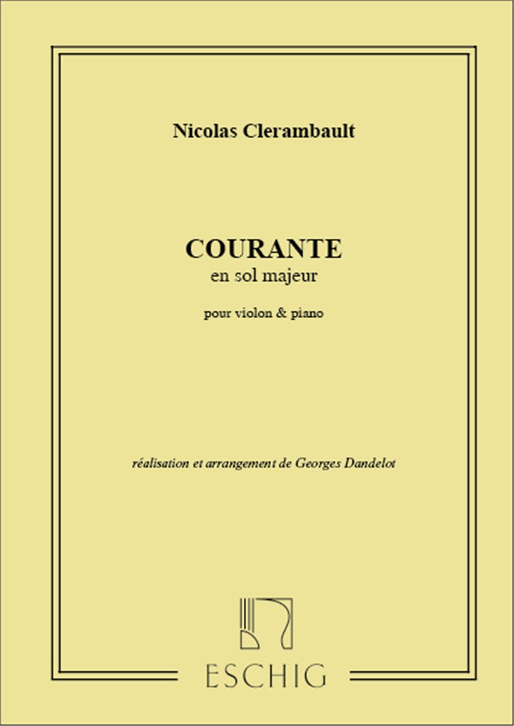 Courante Violon-Piano